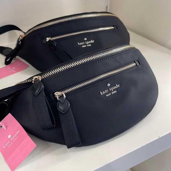 Kate Spade Chelsea Nylon Belt Bag Fanny Pack Black - Picture 2 of 16